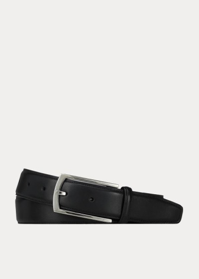 Men's Ralph Lauren Leather Rectangle-Buckle Belt | 281946XTG